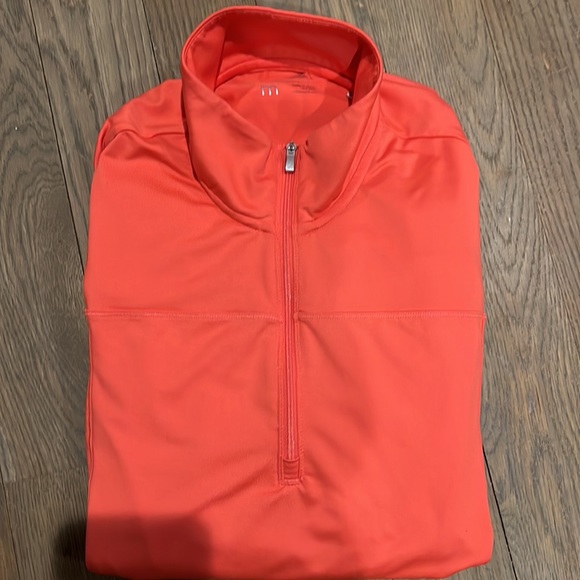 adidas Tops - Coral Adidas Dry-fit Country Club Long Sleeve